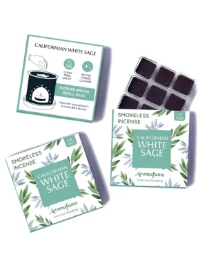 White Sage Incense Bricks Refill Pack
