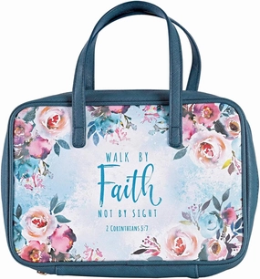 White Dove Designs Bible Cover-Walk by Faith Handbag Style-XLG