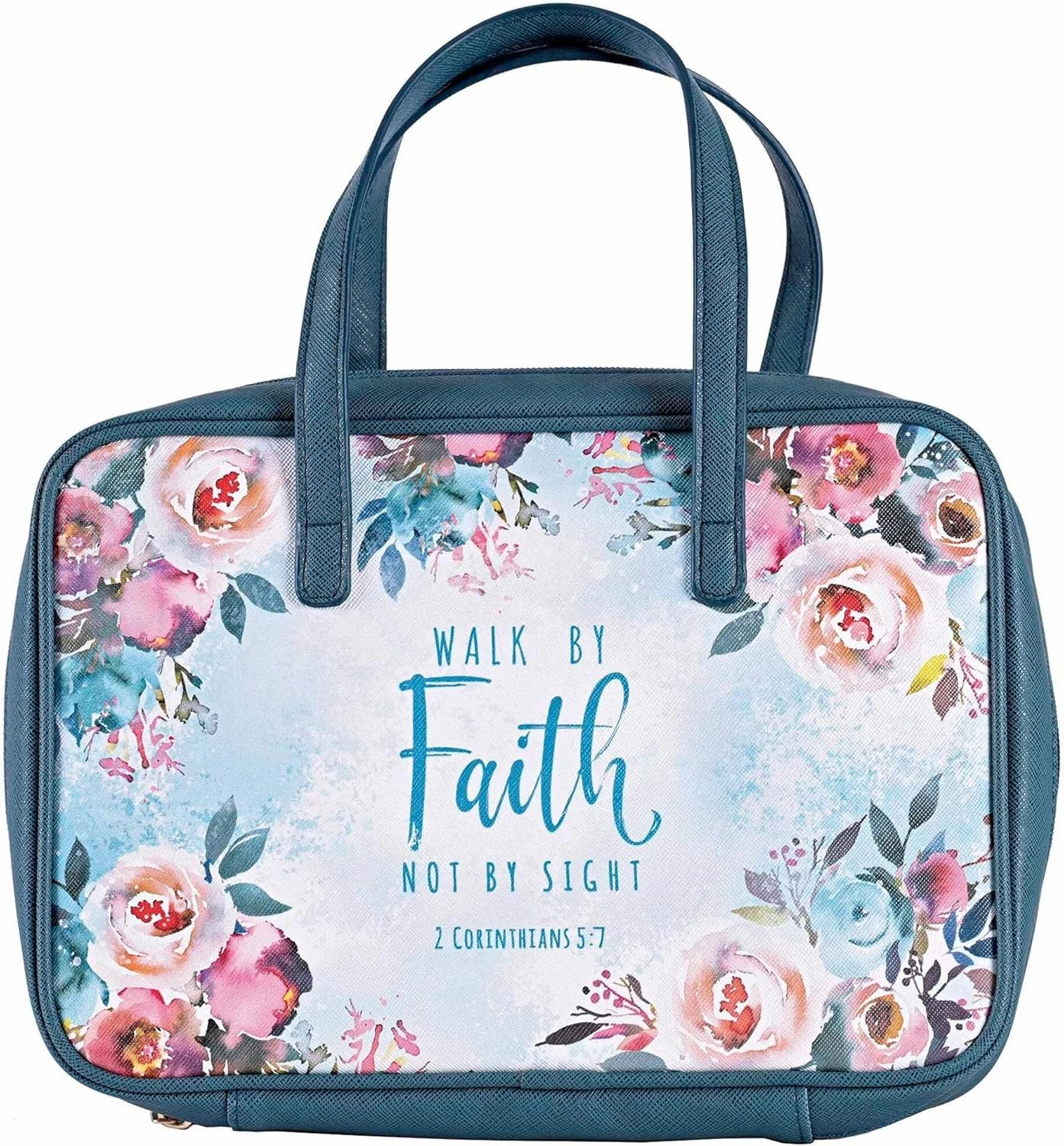 White Dove Designs Bible Cover-Walk by Faith Handbag Style-XLG