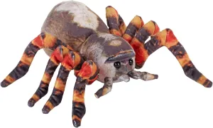 Wild Republic Living Earth Tarantula, Stuffed Animal, 12 inch, Plush Toy, Fill is Spun Recycled Water Bottles