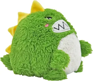 Winfried 26928-Swappies, Adorable Reversible Dino and Egg, Approx. 17 x 15 cm, Soft Polyester, Washable, 2 Plush in 1, Green