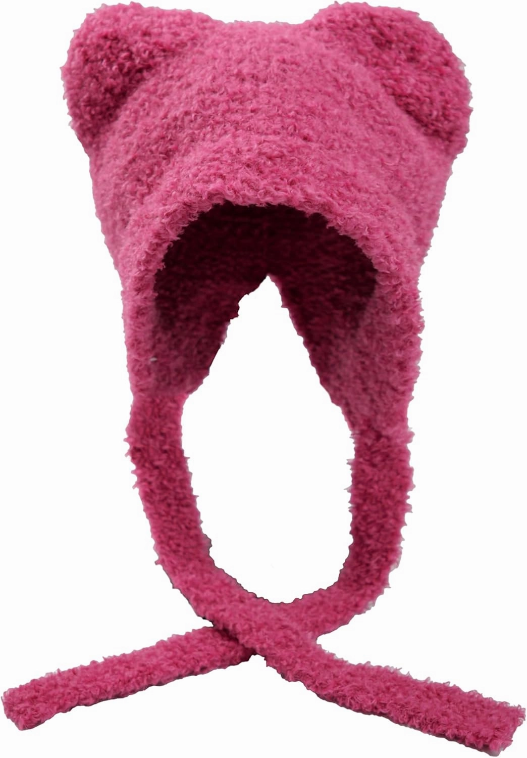 Winter Cute Super Soft Bear Ears Knit Hat Ear Flap Crochet Beanie Hat…