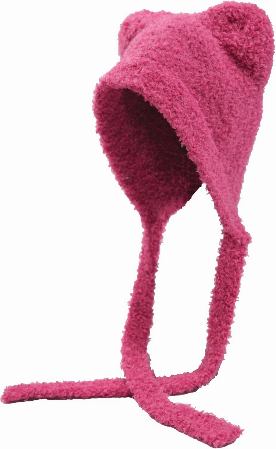 Winter Cute Super Soft Bear Ears Knit Hat Ear Flap Crochet Beanie Hat…