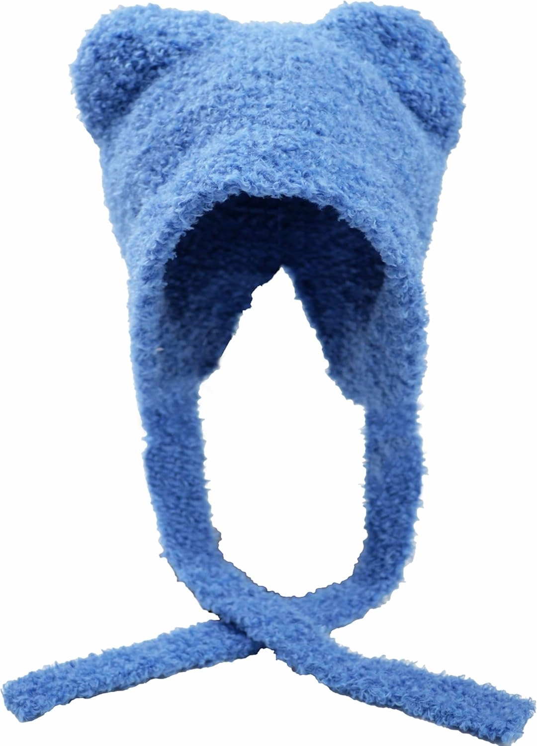 Winter Cute Super Soft Bear Ears Knit Hat Ear Flap Crochet Beanie Hat…