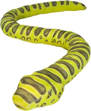 WISHPETS – Anaconda Snake Plush Stuffed Animal – 55 Inch Soft Plushie Toy – Cuddly Nature Educational Gift for Kids Toddlers