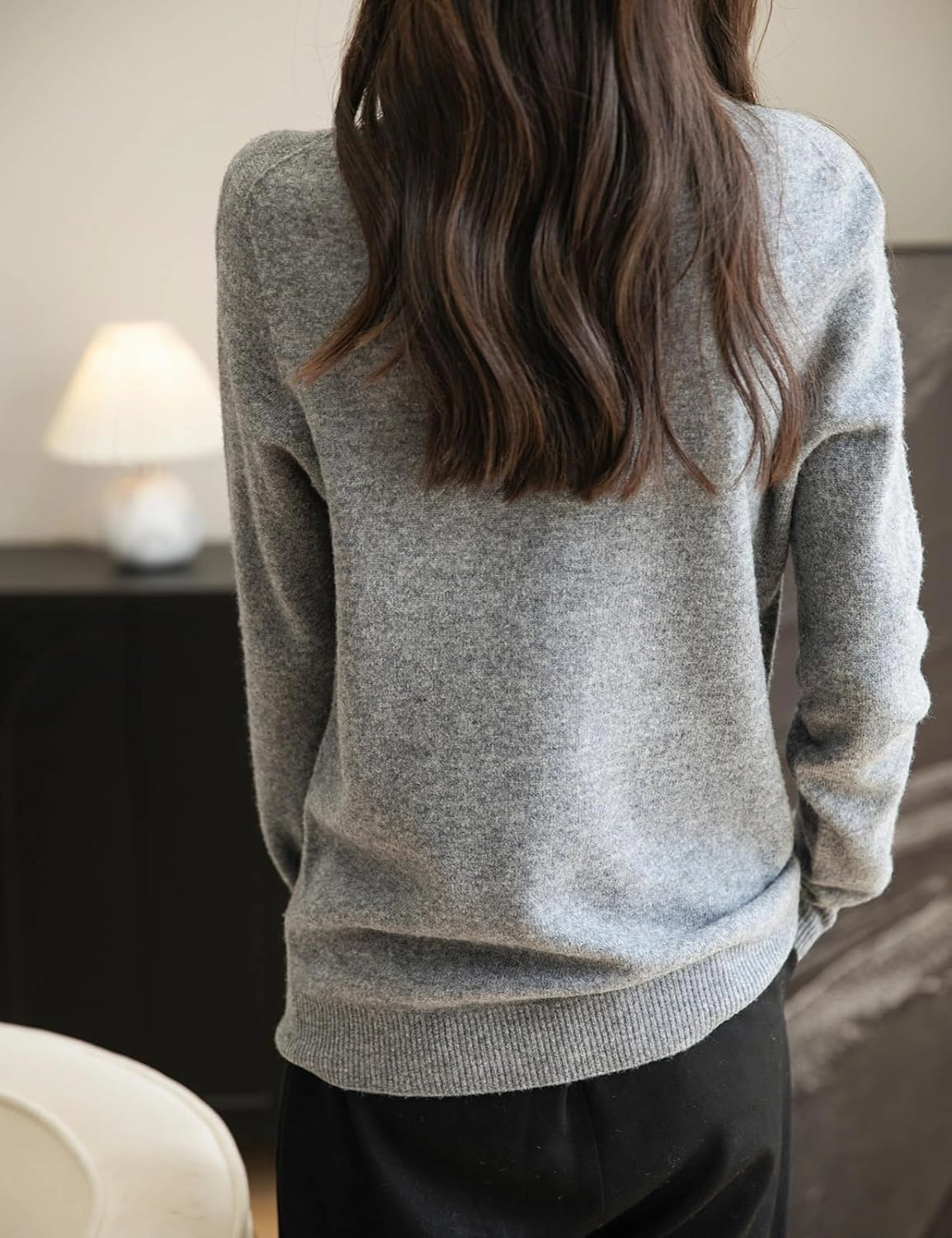 Women's 100% Merino Wool Seamless Sweater Turtleneck First-Line Ready to Wear Long Sleeve Knitted Pullover Tops