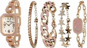 Women's Rectangle Watch and Bracelet Set, Women's Bracelet Watch Set，Gifts for Women