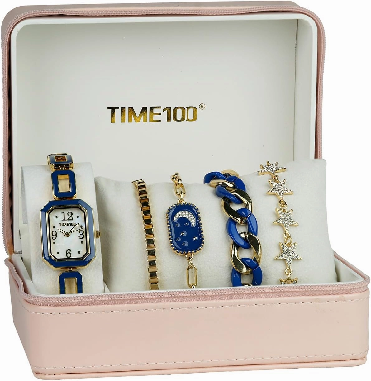 Women's Rectangle Watch and Bracelet Set, Women's Bracelet Watch Set，Gifts for Women