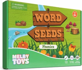 Word Seeds - Phonics Games for Kids Ages 4-8, Kindergarten Learning Activities, Learn to Read Game, Kindergarten Games for Classroom, CVC Games