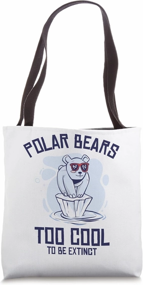 World Wildlife Day Polar Bears Arctic Wildlife Conservation Tote Bag