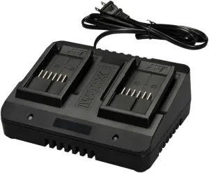 Worx WA3770 20V Li-ion Dual Port 2 Hour Charger
