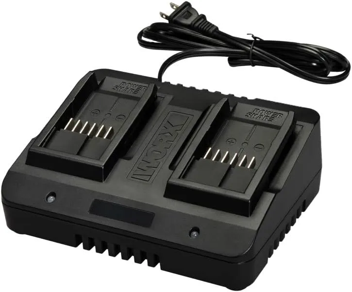 Worx WA3770 20V Li-ion Dual Port 2 Hour Charger