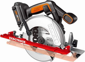 WORX 20V Cordless Circular Saw, 6-1/2-Inch,0-50 Degree Bevel Capability,Tool Only WX530L.9