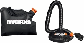 WORX Trivac Leaf Collection Bag (WGBAG500) and LeafPro Universal Leaf Collection System