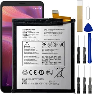 WUHAO Replacement Battery TLp038B1 Battery for MetroPCS Alcatel 3V 5032W Battery with Adhesive Tape Tool Repair Kit