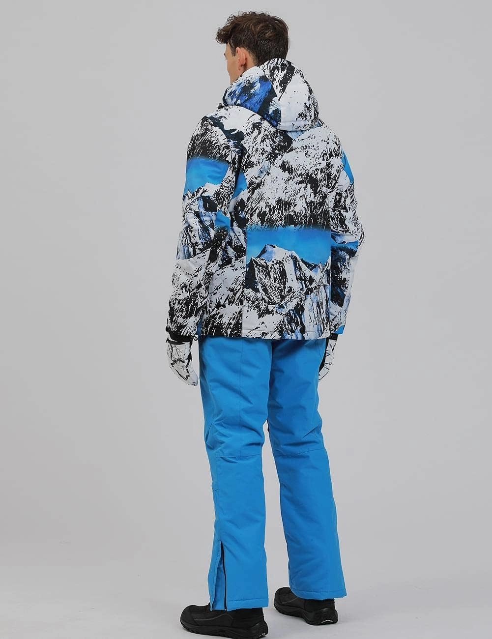YEEFINE Men's Ski Suits Waterproof Winter Snowsuit Snow Snowboard Jackets Coats Pants Set