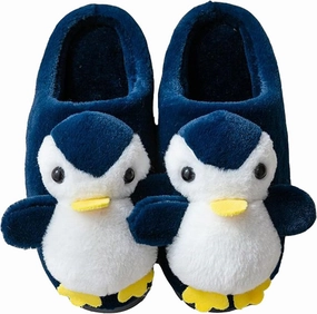 YILANLAN Women's Penguin Plush Warm Animal Home Cute Slippers