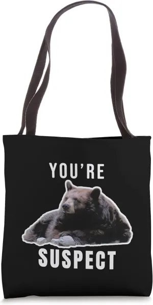 You're Suspect Side Eye Meme Bear Tote Bag