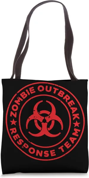 Zombie Outbreak Response Team Zombie Apocalypse Gas Mask Tote Bag