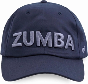 ZUMBA Hat for Women – Blue Hat Women Baseball Cap – Adjustable Cute Workout Cap with Embroidered Logo for Gym, Fitness, Fashion, Everyday Wear, and Stylish Unisex Look for Men