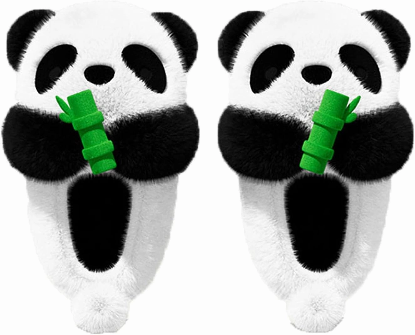 Zureto The New Cute Panda Animal Slipper Cuddly Panda Bear Plush Animal House Slippers Warm Winter Slippers House